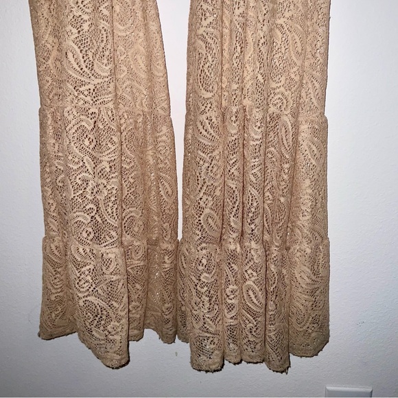 Saints & Hearts  Flare Lace crochet flare bell bottom pants - Picture 6 of 9